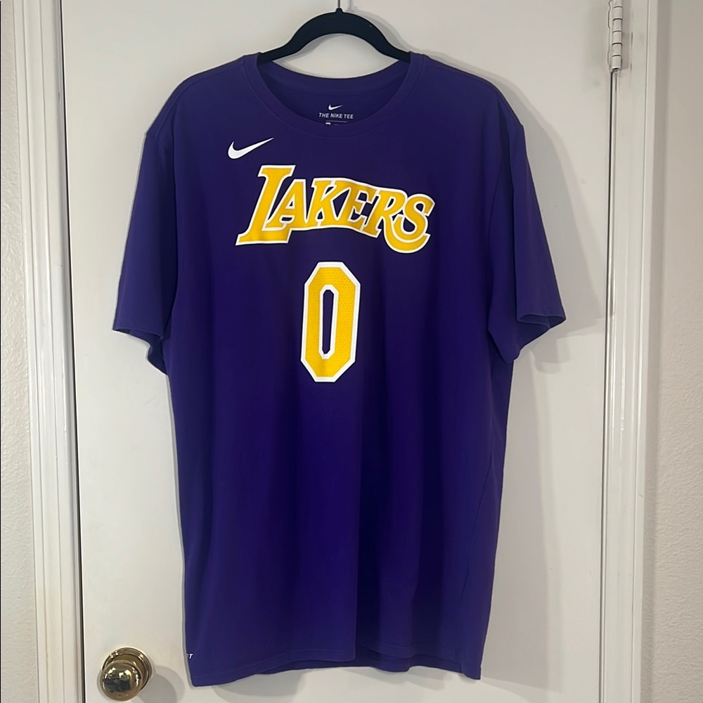 Nike Los Angeles Lakers Kyle Kuzma Men’s T-Shirt NBA 100% Cotton Athletic Cut.